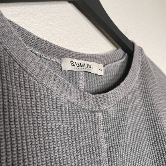 Sam & Lavi Fringe Waffle Knit Pullover - Picture 5 of 6